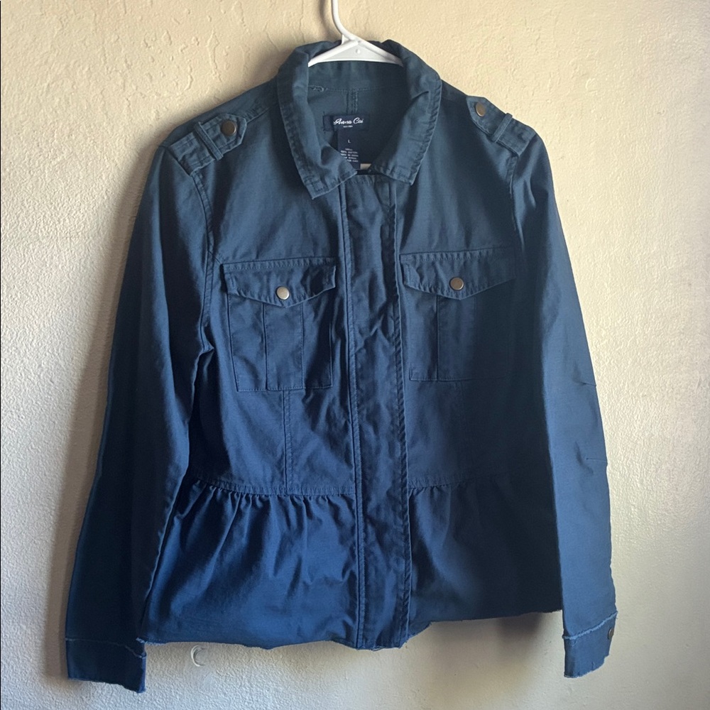 Navy Blue Women's Jacket by Allison Daley
